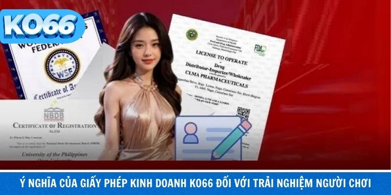Giấy phép đảm bảo trải nghiệm cá cược an toàn, minh bạch